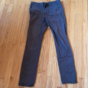 Men’s rag & bone Chino Pants Classic Fit 3 in Grey size 31 mid-rise straight leg
